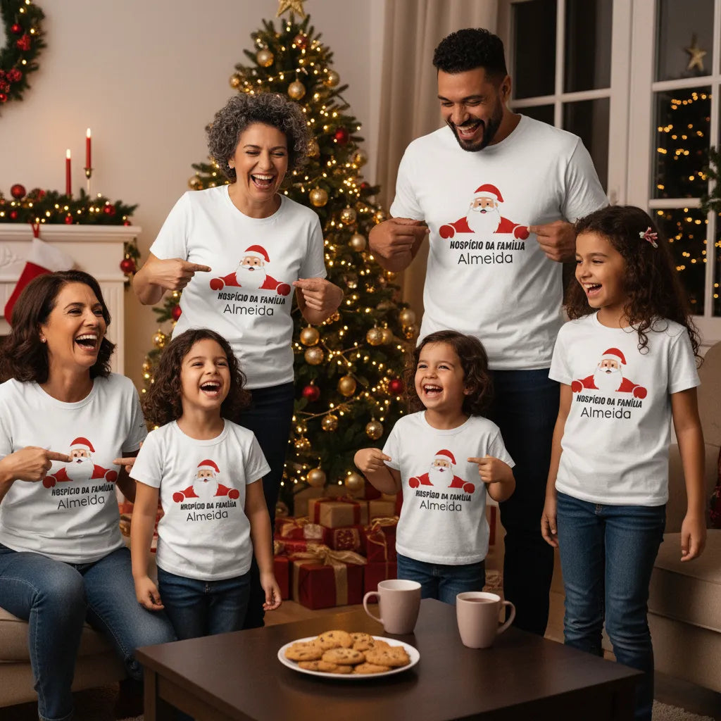 Camiseta Personalizada Algodão Premium – Hospício da Família