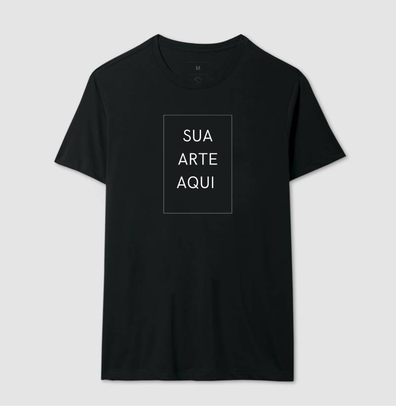 Camiseta Personalizada Sua Arte - 100% Algodão