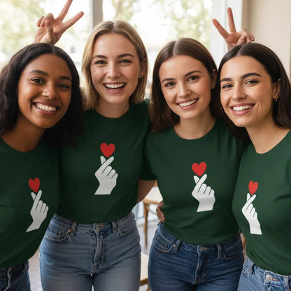 Camiseta Personalizada Coração de Dorama - 100% Algodão