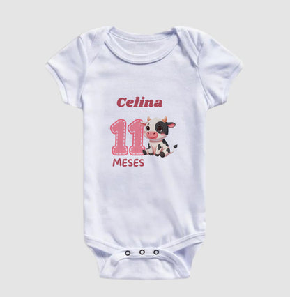 Body Personalizado 11º Mêsversário - 100% Algodão