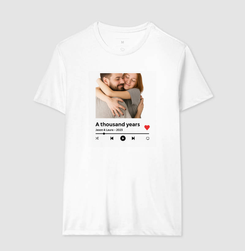 Camiseta Personalizada Player do Amor - 100% Algodão