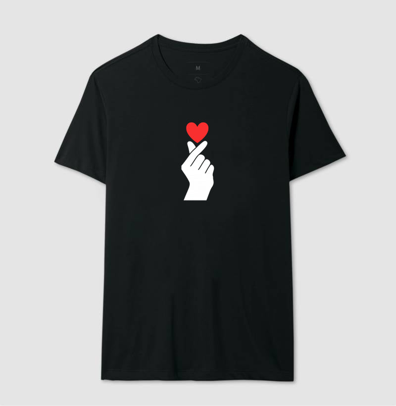 Camiseta Personalizada Coração de Dorama - 100% Algodão