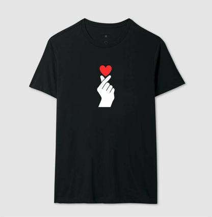 Camiseta Personalizada Coração de Dorama - 100% Algodão