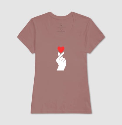 Camiseta Personalizada Coração de Dorama - 100% Algodão