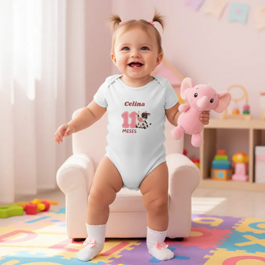 Body Personalizado 11º Mêsversário - 100% Algodão