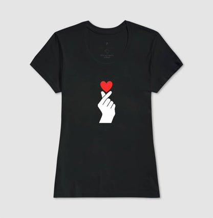 Camiseta Personalizada Coração de Dorama - 100% Algodão