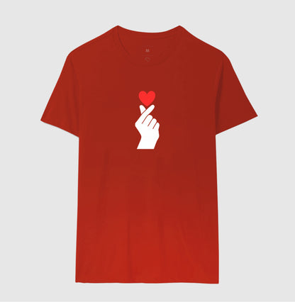 Camiseta Personalizada Coração de Dorama - 100% Algodão