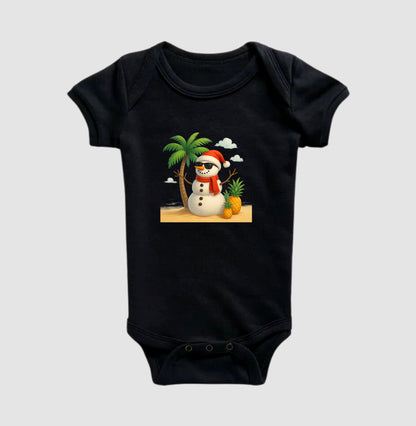 Bonequinho de Neve na Praia