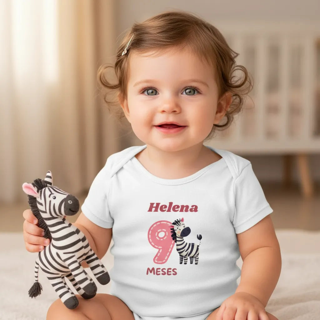 Body Personalizado 9º Mêsversário - 100% Algodão