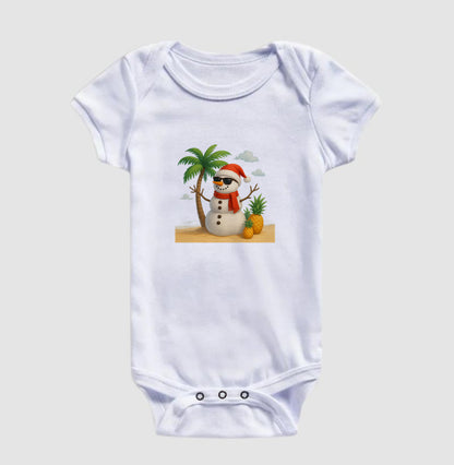 Bonequinho de Neve na Praia