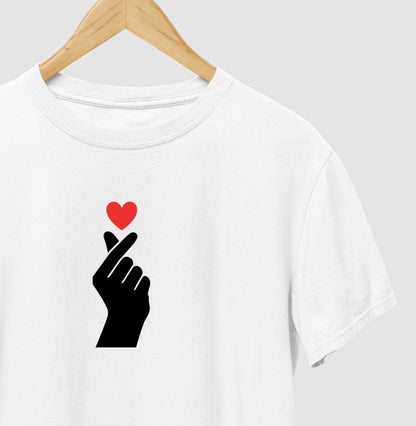 Camiseta Personalizada Coração de Dorama - 100% Algodão