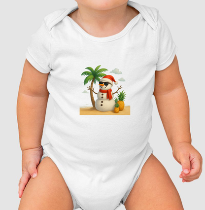 Bonequinho de Neve na Praia