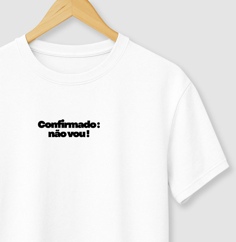 Confirmado: Não vou