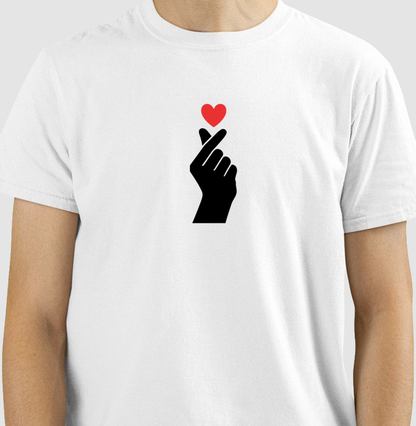 Camiseta Personalizada Coração de Dorama - 100% Algodão