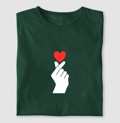 Camiseta Personalizada Coração de Dorama - 100% Algodão