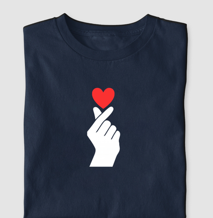 Camiseta Personalizada Coração de Dorama - 100% Algodão