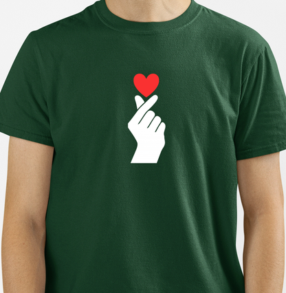 Camiseta Personalizada Coração de Dorama - 100% Algodão