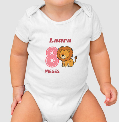 Body Personalizado 8º Mêsversário - 100% Algodão